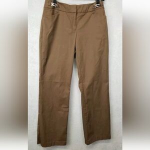 7th Avenue Suiting Collection Women's Dress Pants New York & Company Brown 8